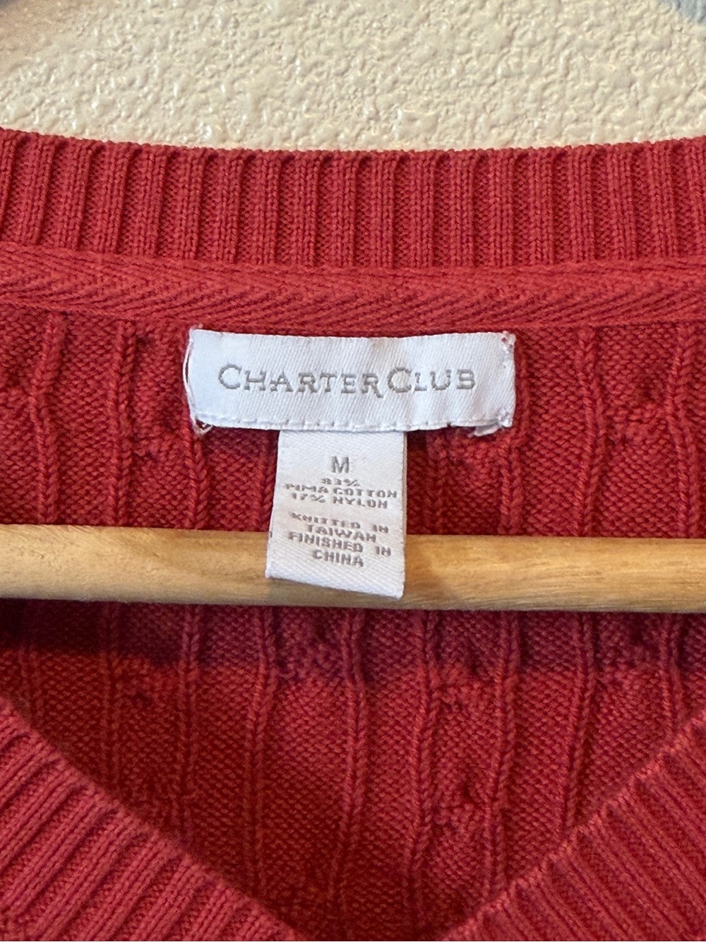 Red Knit Sweater ๐๏ธ๐๏ธ๐ - Picture 4 of 4